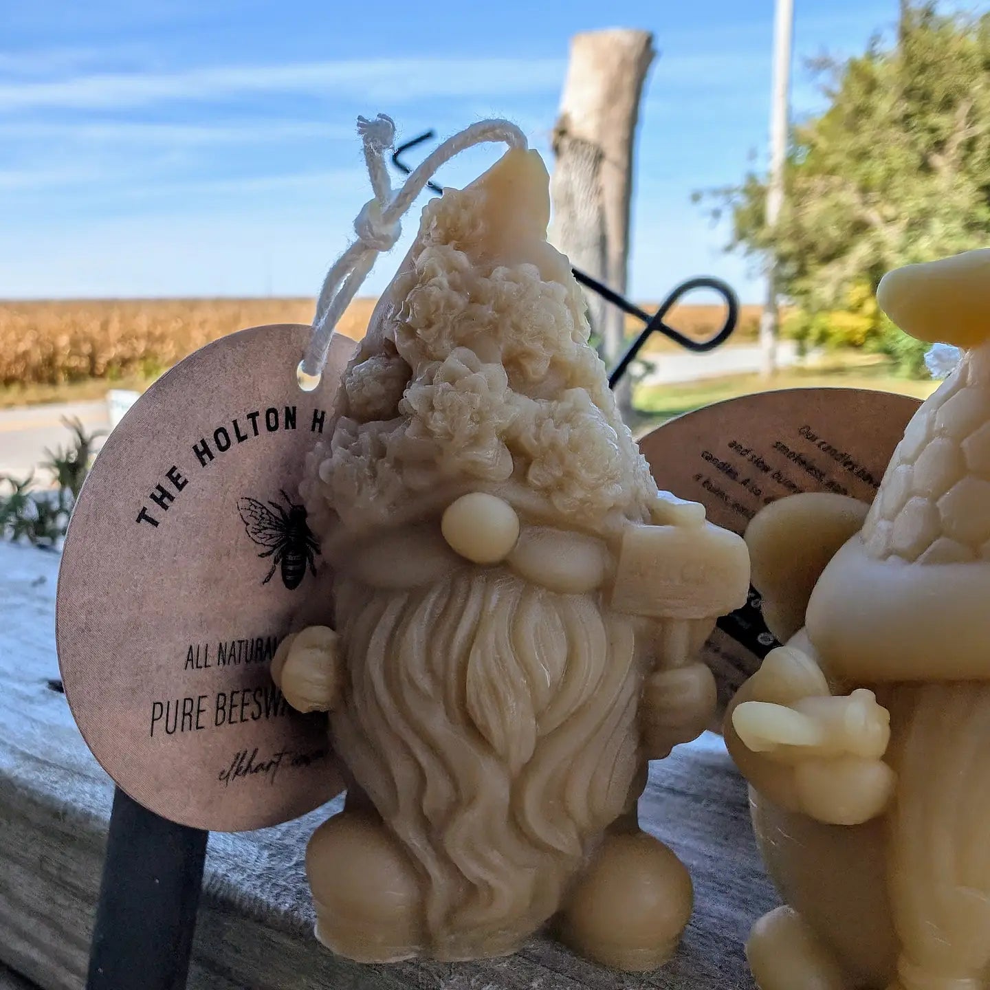 Gnome Beeswax Candles