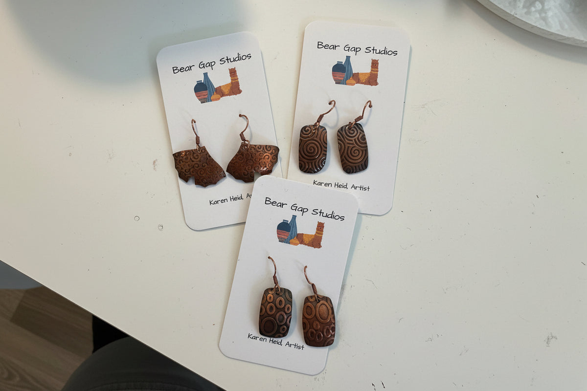 Hand-Crafted Earrings, Salvaged Fishing Lure Earrings