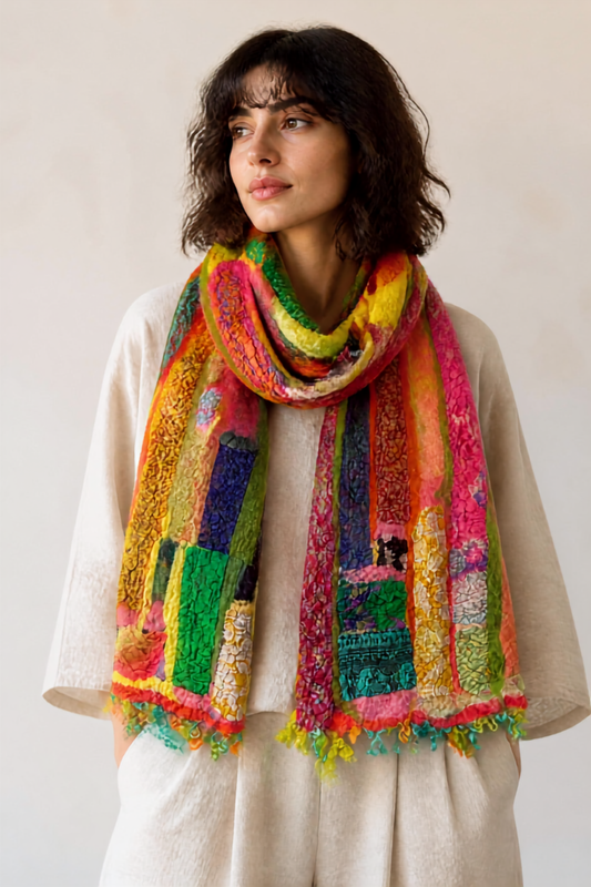 Nuno Quilted Shawl