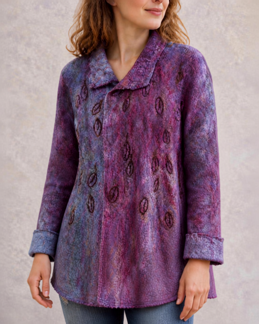 Felt Jacket, Purple